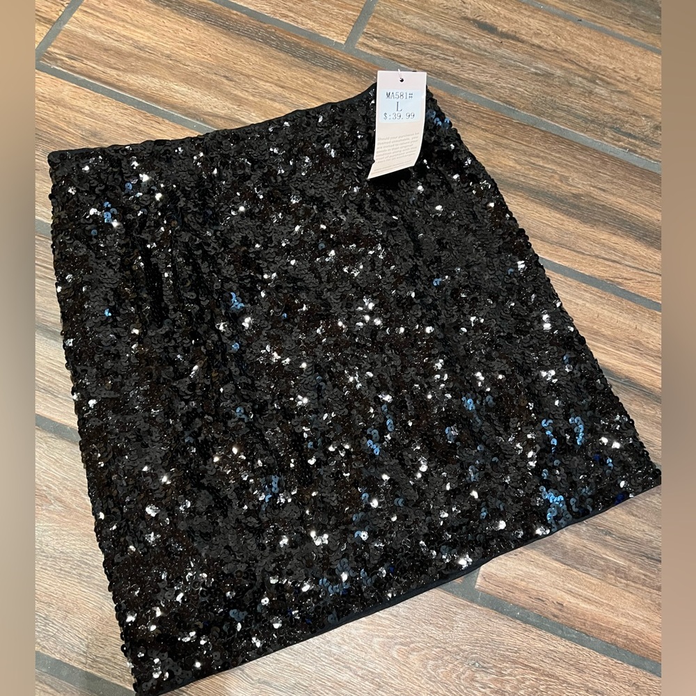 Sequin skirt